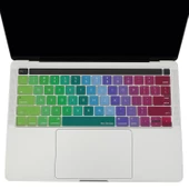 Macbook Pro Klavye Koruyucu (US-ABD İngilizce) Touchbarlı A1706 A1989 A2159 A1707 A1990 Uyumlu Dazzle - 3