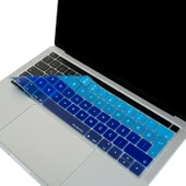 MacBook Pro Klavye Koruyucu Türkçe Q Silikon İnce Touch Bar 13 ve 15 inç Ters L Enter thumbnail 2