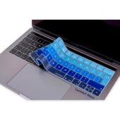 Macbook Pro Klavye Koruyucu Touchbarlı (UK-EU İngilizce) Ombre A1706 A1989 A2159 A1707 A1990 Uyumlu - 5