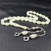 2 Adet Ayyıldız Püskül Kokulu Arpa Kesim Fosforlu Tesbih - 2