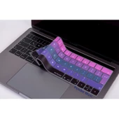 Macbook Pro Klavye Koruyucu Touchbarlı (UK-EU İngilizce) Ombre A1706 A1989 A2159 A1707 A1990 Uyumlu - 3