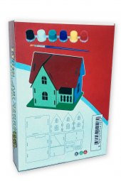 Ahşap Çiftlik Evi Maketi - 3 Boyutlu ve Kutulu- Ücretsiz Kargo - 2