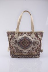 1025  2021 Yeni Sezon  Kilim Dokuma  Bayan Omuz Çanta - 1