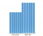 Hair Clips 12Li Sosis Bigudi Elf 8499 - Mavi - 1