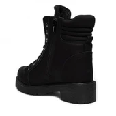 Moda Ayakkabı 2151 Wickers Siyah Kışlık Kadın Bot Ayakkabı - 4