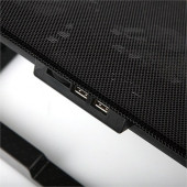 TX Ergo500 TXACNBERGO500 13" ~ 17 ABS Plastik Alüminyum Siyah Notebook Soğutucu - 4