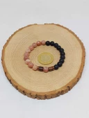 Güneş & Oniks Taşı 8mm Unisex Tasarım Bileklik Hawaii Model (5630) thumbnail 5