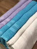 12 Li Pamuklu Kuaför Berber Hediyelik El Yüz Havlusu 50 x 90 thumbnail 3