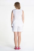 Kolsuz Şile Bezi İşlemeli Yazlık Atlet Beyaz Byz S Beyaz thumbnail 2