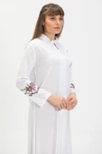 Ayşenur Şile Bezi Mevsimlik Ferace Beyaz Byz S Beyaz - 3