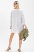Filli Şile Bezi Yazlık Tunik Beyaz Byz S Beyaz thumbnail 2