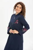 Ayşenur Şile Bezi Mevsimlik Ferace Lacivert Lcvt S Lacivert - 3
