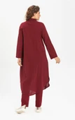 Edanur Şile Bezi Mevsimlik ve Yazlık Tunik Bordo Brd S Bordo thumbnail 2