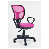 CLK Depar Fileli Bilgisayar Ofis Çalışma Sandalyesi Koltuğu PEMBE - 1