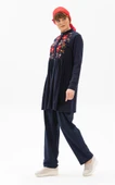 Büşra Şile Bezi Yazlık Tunik Lacivert Lcvt S Lacivert thumbnail 3