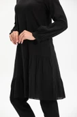Elif Şile Bezi Mevsimlik ve Yazlık Tunik Siyah Syh S Siyah thumbnail 3