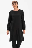 Elif Şile Bezi Mevsimlik ve Yazlık Tunik Siyah Syh S Siyah thumbnail 1