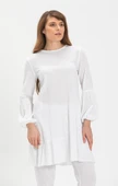 Elif Şile Bezi Mevsimlik ve Yazlık Tunik Beyaz Byz S Beyaz thumbnail 3