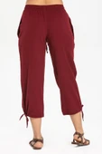 Şile Bezi Kadın Kapri Bordo Brd 36 Bordo - 3
