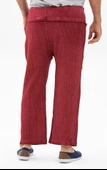 Erkek Şile Bezi Thai Balıkçı Yazlık Pantolon Taşlı Bordo Tslbrd L/XL Taşlı Bordo - 2