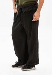 Erkek Şile Bezi Thai Balıkçı Pantolon Füme - 4