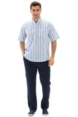 Şile Bezi Cepli Yazlık Erkek Pantolon Lacivert Lcvt 40 Lacivert - 5