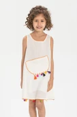 Mine Şile Bezi Çocuk Yazlık Elbise Krem Krm thumbnail 3