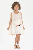 Mine Şile Bezi Çocuk Yazlık Elbise Krem Krm thumbnail 1