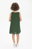 Mine Şile Bezi Çocuk Yazlık Elbise Yeşil Ysl thumbnail 2