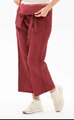 Kadın Şile Bezi Thai Balıkçı Yazlık Pantolon Taşlı Bordo Tslbrd L/XL Taşlı Bordo thumbnail 6