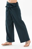 Kadın Şile Bezi Thai Balıkçı Yazlık Pantolon Petrol Ptrl L/XL Petrol - 3