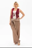 Kadın Şile Bezi Thai Balıkçı Yazlık Pantolon Kahve Khv L/XL Kahve - 2