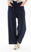Kadın Şile Bezi Thai Balıkçı Yazlık Pantolon Lacivert Lcvt L/XL Lacivert - 6