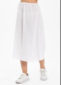 Jüpon Şile Bezi Pamuk Uzun Etek Astarı Tam Boy Jipon Beyaz Byz thumbnail 1