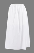 Jüpon Şile Bezi Pamuk Uzun Etek Astarı Tam Boy Jipon Beyaz Byz thumbnail 4