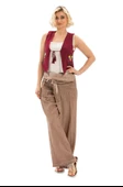 Kadın Şile Bezi Thai Balıkçı Yazlık Pantolon Kahve Khv L/XL Kahve - 7