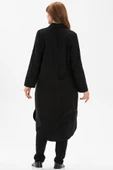 Uzun Kol Merve Pazen Sonbahar ve Kışlık Tunik Siyah Syh 2XL Siyah thumbnail 2
