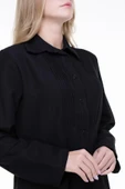 Uzun Kol Nuray Baskılı Pazen Sonbahar ve Kışlık Tunik Siyah Syh 2XL-3XL Siyah - 3
