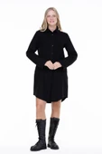 Uzun Kol Nuray Pazen Sonbahar ve Kışlık Tunik Siyah Syh 2XL-3XL Siyah thumbnail 1