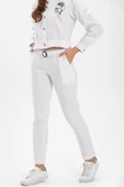 Kemerli Pazen Sonbahar ve Kışlık Pantolon Beyaz Byz 36 Beyaz - 1