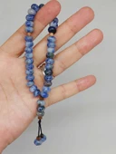 Sodalit Taşı 33Lük Özel Kesim Minimal Tesbih (54318) thumbnail 1