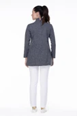 Uzun Kol İnterlok Meryem Sonbahar ve Kışlık Bluz Gri Gri L Gri thumbnail 2