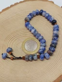 Sodalit Taşı 33Lük Özel Kesim Minimal Tesbih (54318) thumbnail 5