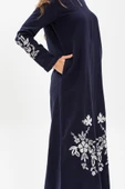 Nisa Pazen Sonbahar ve Kışlık Ferace Lacivert Lcvt thumbnail 3