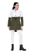 Uzun Kol Pazen Hazal Sonbahar ve Kışlık Ceket Haki Hk L/XL Haki - 7