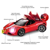 1:14 Uzaktan Kumandalı Araba Ferrari 458 Speciale Oto Kapı Açılan 27 Mhz Usb Işıklı - 5