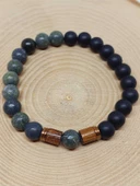 Serpantin & Oniks Taşı 8mm Unisex Tasarım Bileklik Hawaii Model (9766) thumbnail 6