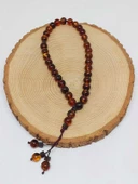 Kehribar Taşı Koyu Renk Tesbih 33'Lük 8mm (23470) thumbnail 4