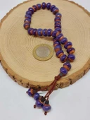 Anadolu Toprağı Serisi 33'Lük Mor Renk Tesbih 8-9mm (54262)  thumbnail 6