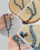 Anadolu Toprağı Serisi 33’Lük Mavi Renk Tesbih 8-9mm (54278) thumbnail 1